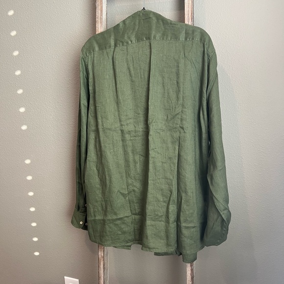 🫒 NWT Linen shirt 3 XL SSeinse - Picture 8 of 9